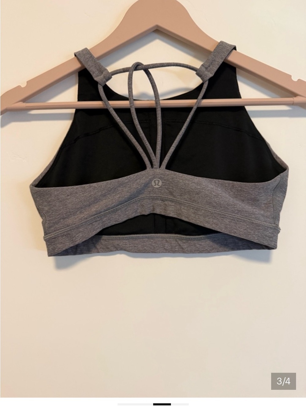 lululemon athletica Grey High-Neck Sports Bra - Picture 10 of 10